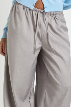 Pantalon Ballon en Crêpe Tissé