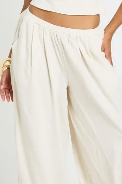 boohoo Pantalon Ballon En Lin<Femme Pantalons