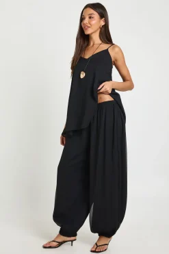 Pantalon Ballon En Mousseline