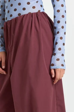 boohoo Pantalon Ballon En Popeline Taille Basse À Ceinture Dissimulée<Femme Pantalons