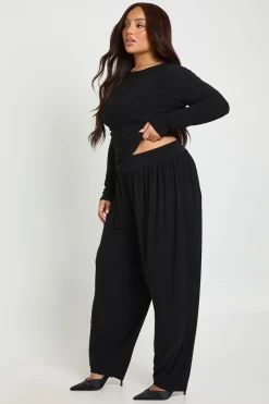 Pantalon Ballon Grande Taille Toucher Doux