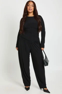 Pantalon Ballon Grande Taille Toucher Doux