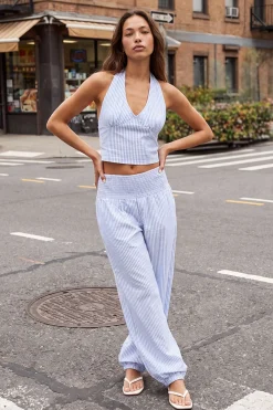 Pantalon Ballon À Taille Froncée