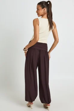 Pantalon Ballon À Taille Nouée