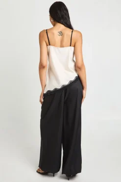 Pantalon Ballon Tall en Crêpe Tissé