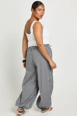 boohoo Pantalon Ballon Vichy Grande Taille<Femme Pantalons