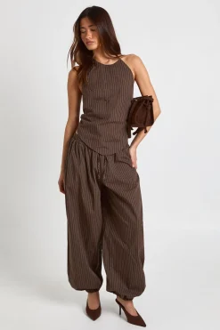Pantalon Balloon À Taille Élastique