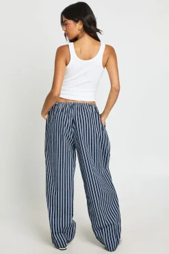 boohoo Pantalon Barrel À Rayure Canal Unique<Femme Pantalons