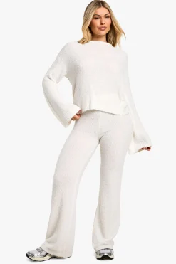 Pantalon Boucle à Jambe Large