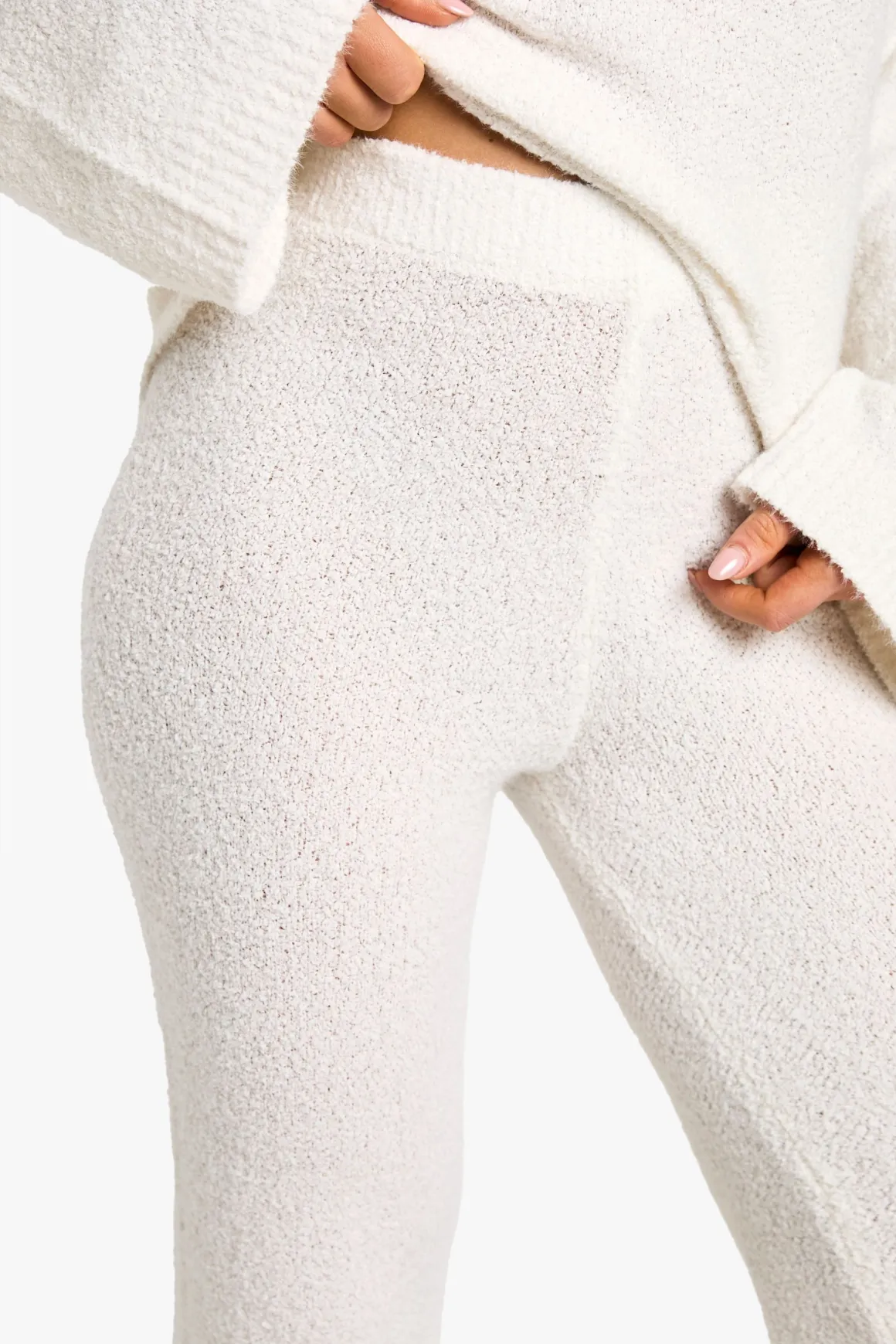Pantalon Boucle à Jambe Large