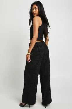 boohoo Pantalon Boucle à jambes larges<Femme Pantalons