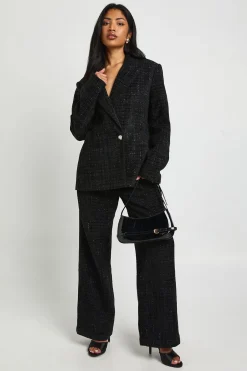 boohoo Pantalon Boucle à jambes larges<Femme Pantalons