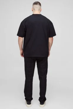 Pantalon Bouclé Fuselé pour Grandes Tailles