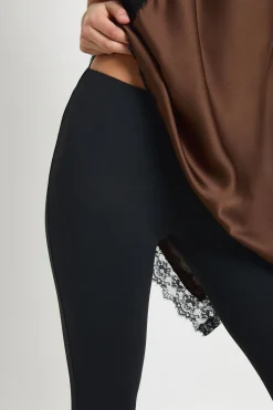 Pantalon Capri Sculptant en Maille Mate Extensible