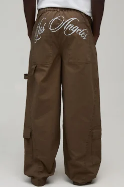 Pantalon Cargo Ample À Gousset LA