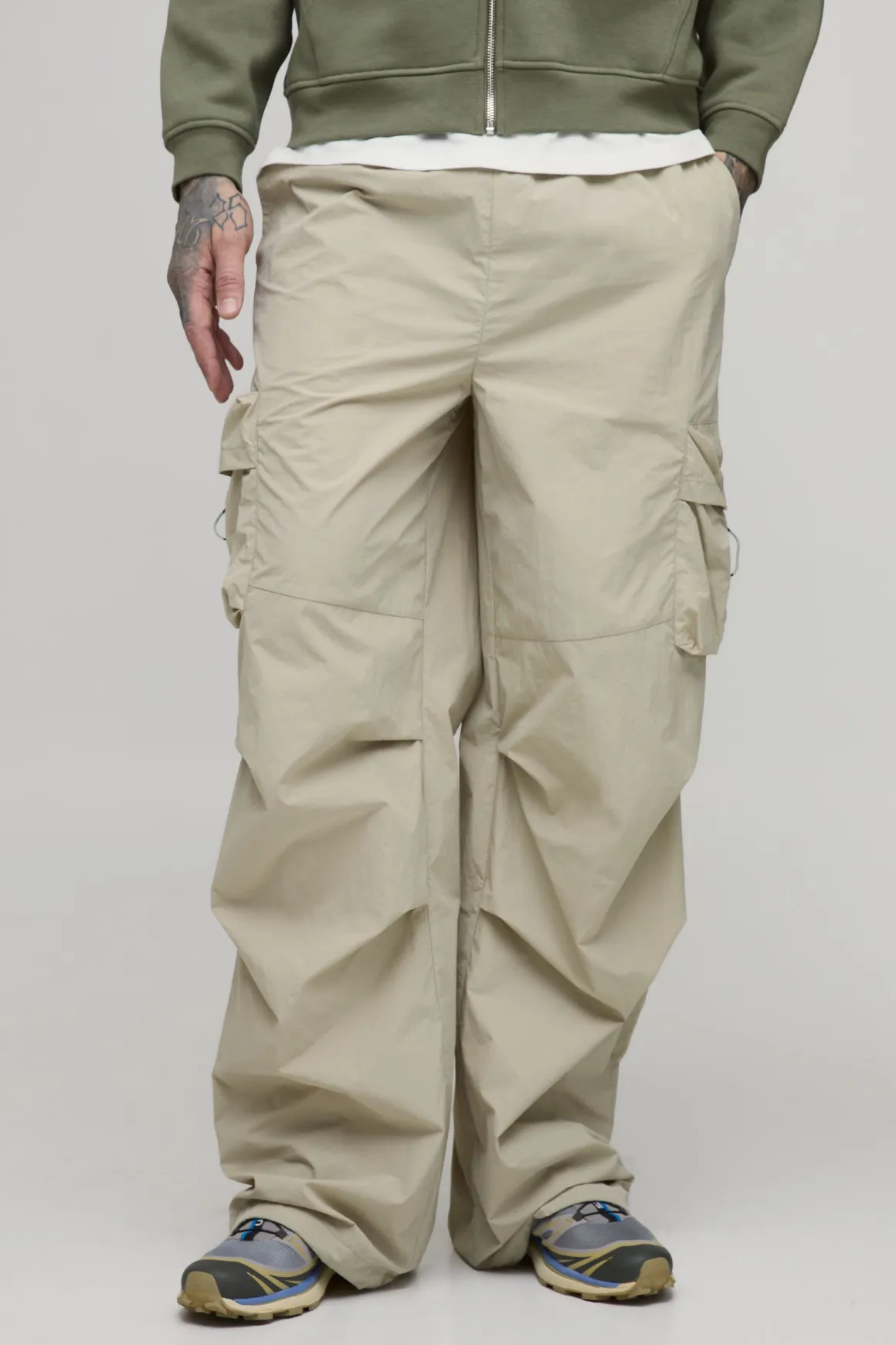 Pantalon Cargo Ample Style Jogging Coupe Longue
