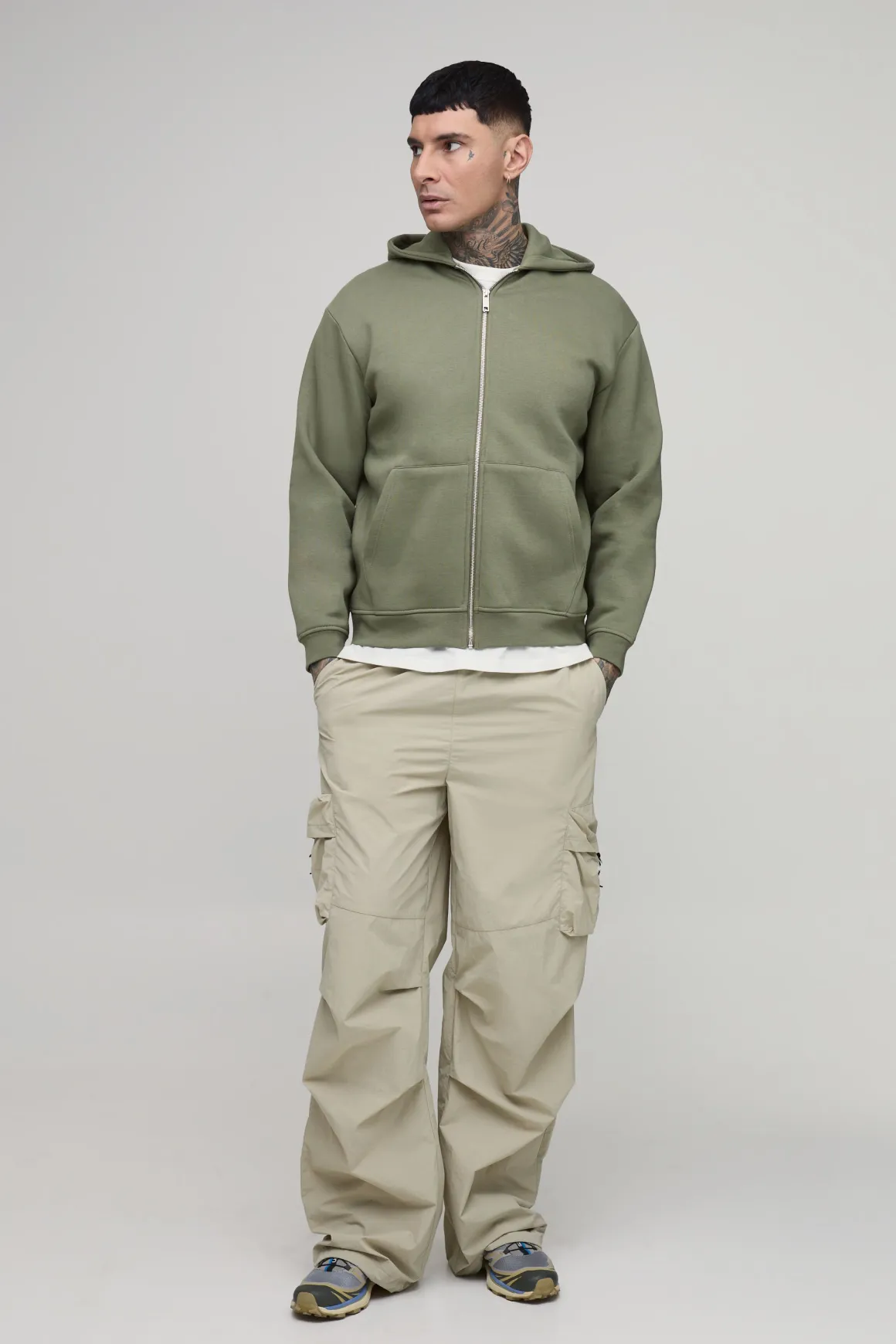 Pantalon Cargo Ample Style Jogging Coupe Longue