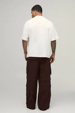 Pantalon Cargo Baggy Délavé Soleil Avec Jambes Détachables