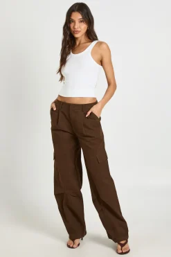 Pantalon Cargo Ballon En Sergé