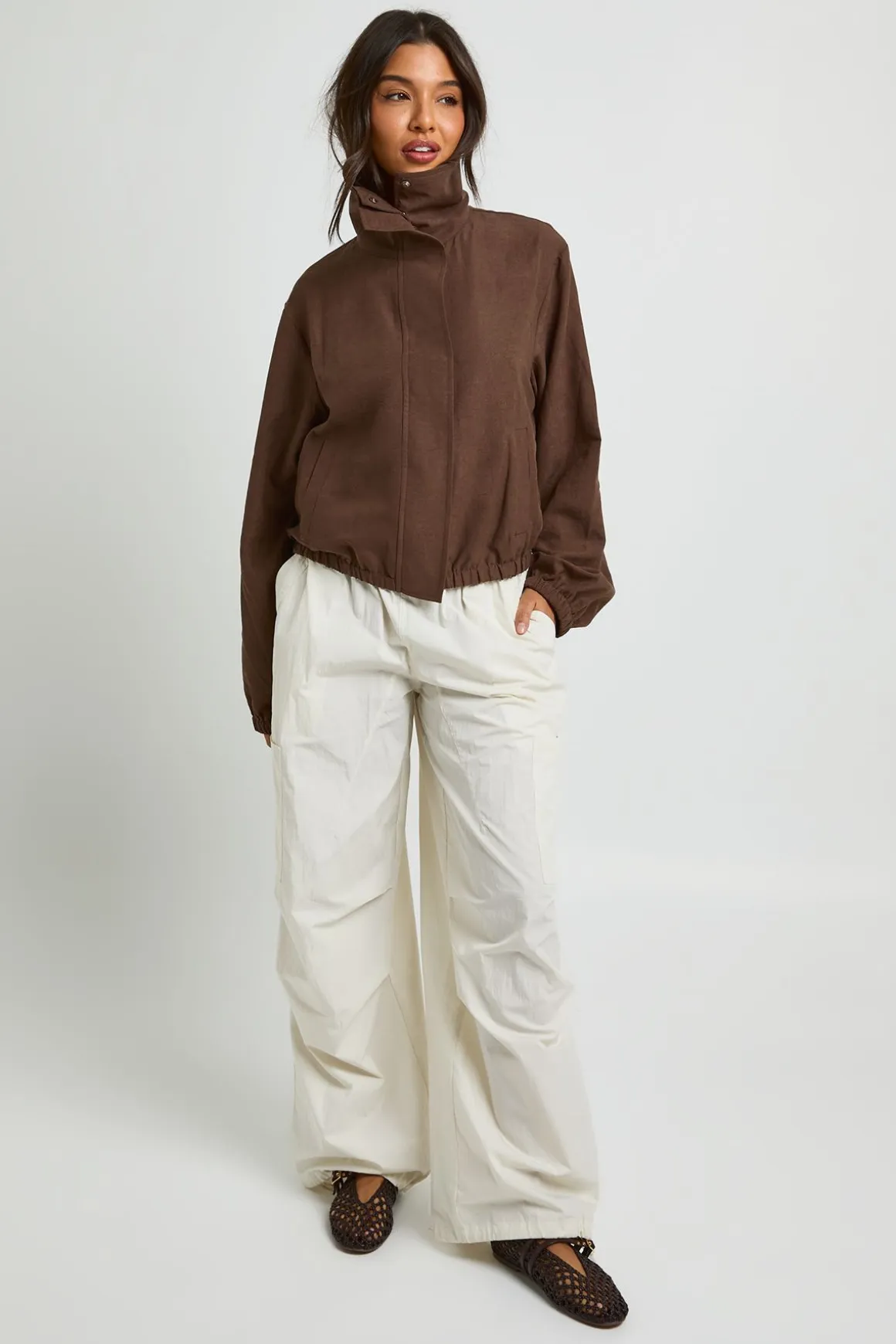 Pantalon Cargo En Nylon