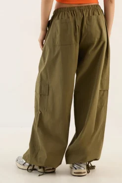 Pantalon Cargo En Sergé Délavé Dsgn Studio