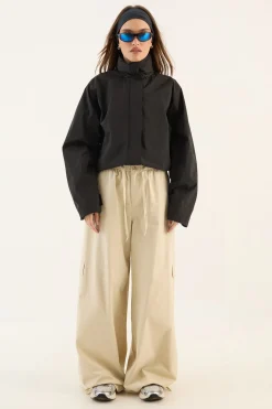 Pantalon Cargo En Sergé Lavé Dsgn Studio