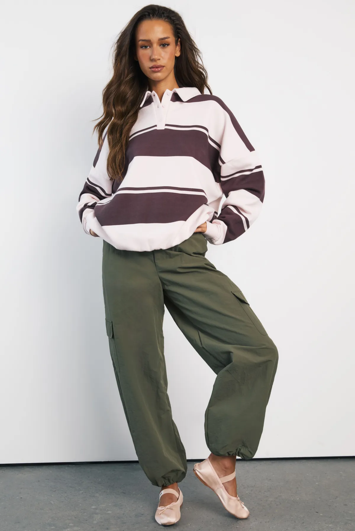 boohoo Pantalon Cargo À Taille Élastique<Femme Pantalons|Looks De Rentrée