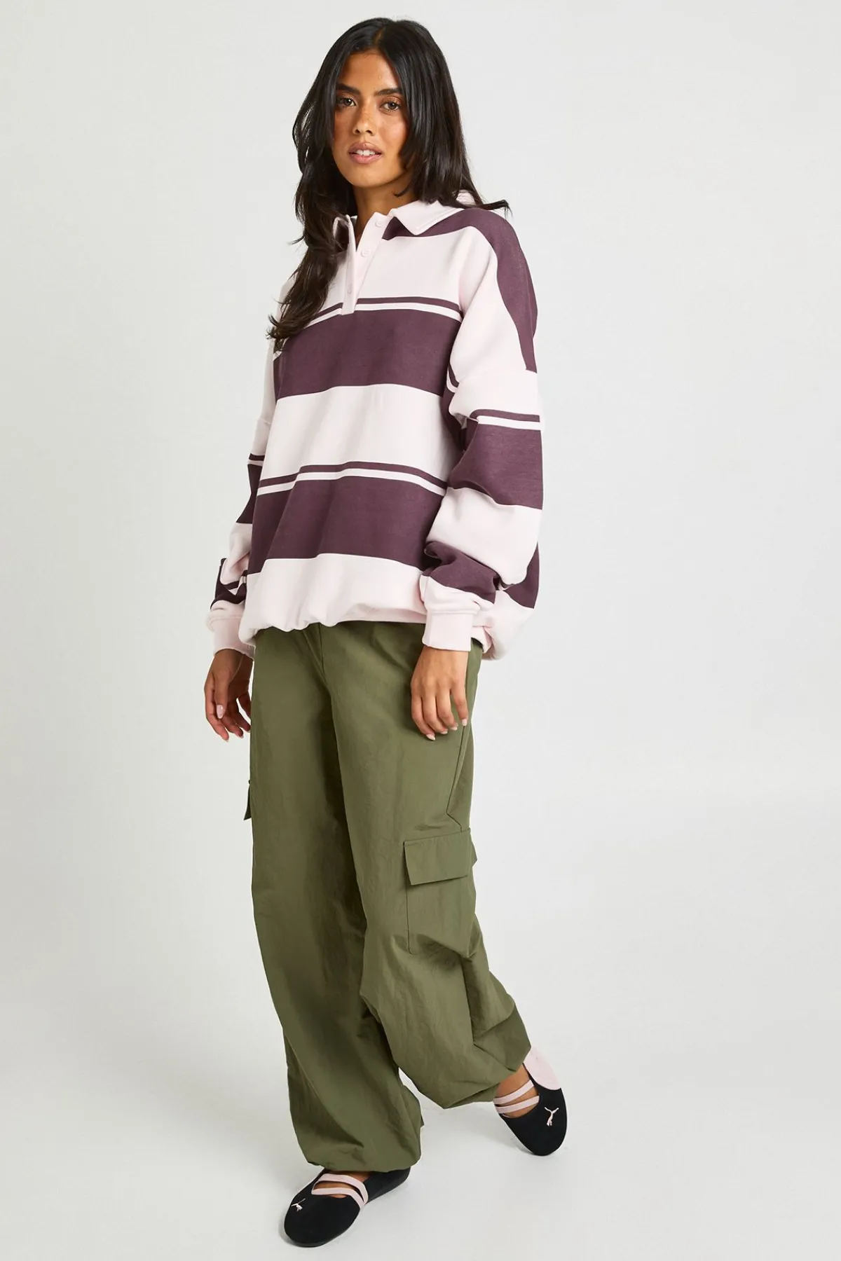 boohoo Pantalon Cargo À Taille Élastique<Femme Pantalons|Looks De Rentrée