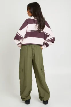 boohoo Pantalon Cargo À Taille Élastique<Femme Pantalons|Looks De Rentrée