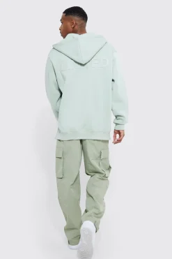 Pantalon cargo à taille élastique