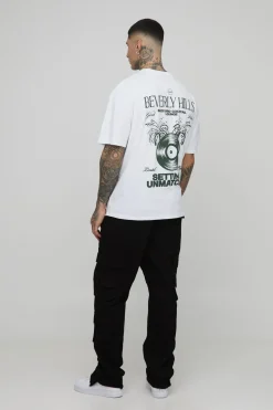 Pantalon Cargo Tall Relaxed Washed Raw Popper Hem