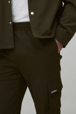 boohooMAN Pantalon Cargo Technique Coupe Skinny<Homme Ensembles|Pantalons Cargo