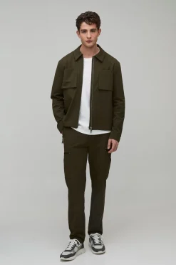 boohooMAN Pantalon Cargo Technique Slim<Homme Ensembles|Pantalons Cargo