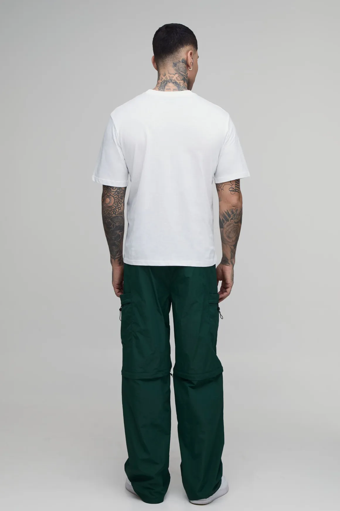Pantalon Cargo Utilitaire Ample Et Long Avec Jambes Détachables