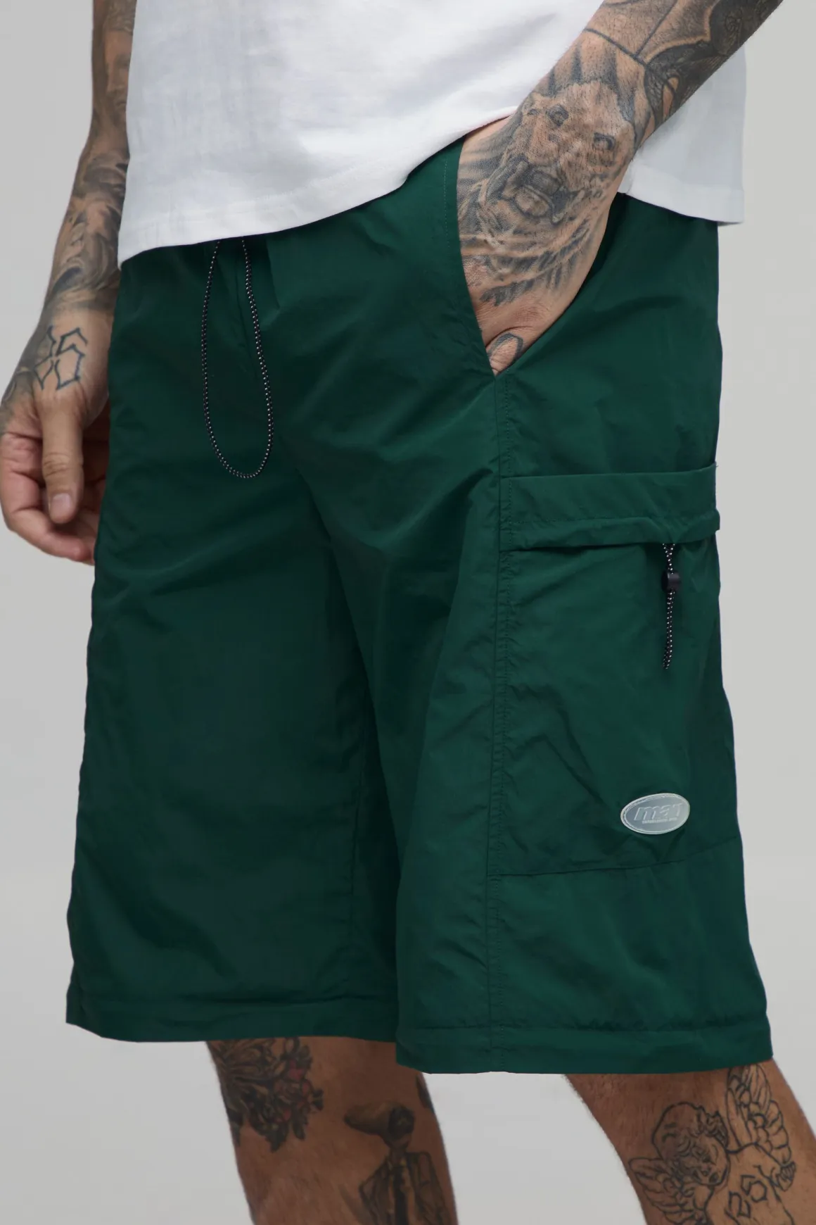 Pantalon Cargo Utilitaire Ample Et Long Avec Jambes Détachables