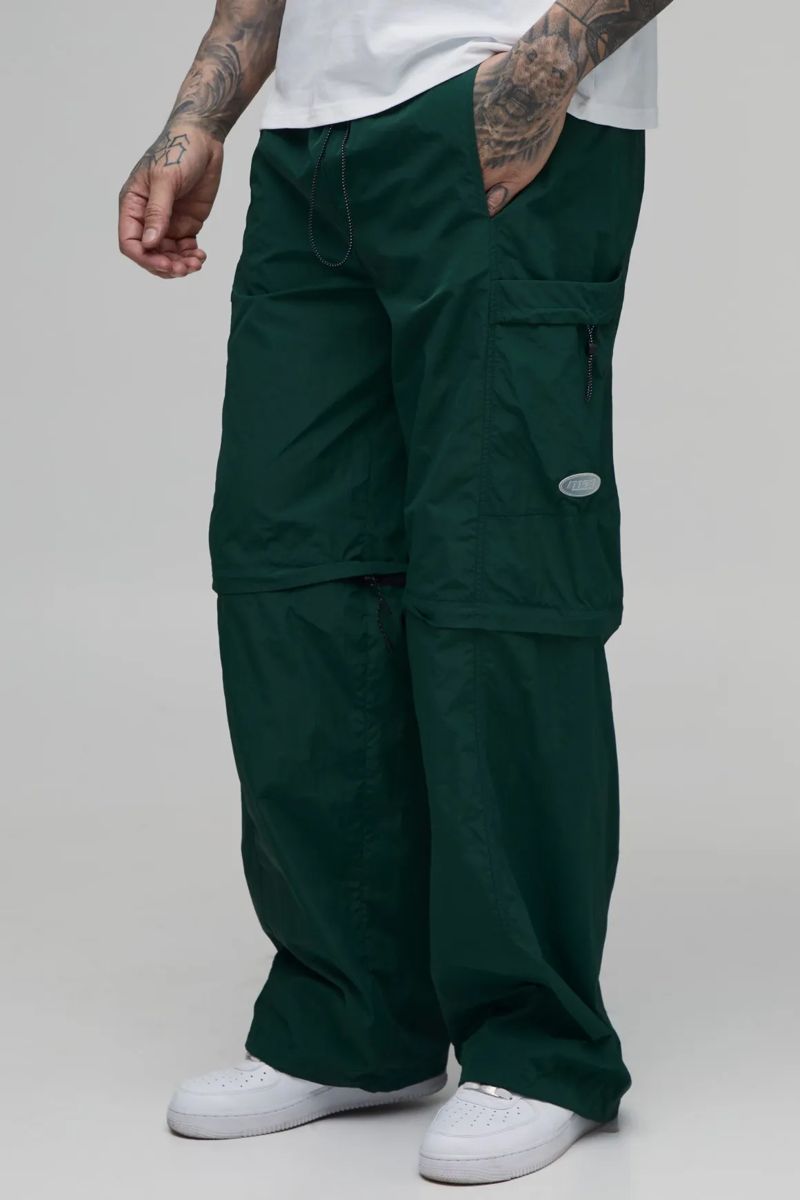 Pantalon Cargo Utilitaire Ample Et Long Avec Jambes Détachables