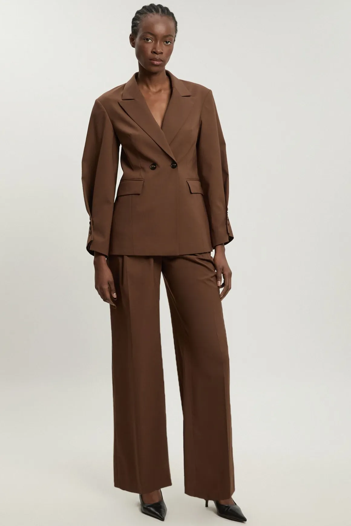 Pantalon Cigarette Droit Ajusté