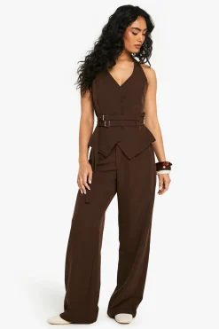 Pantalon cintré et évasé