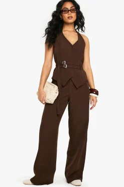Pantalon cintré et évasé