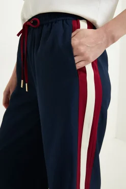 Pantalon À Cordon Avec Bande Latérale