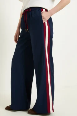 Pantalon À Cordon Avec Bande Latérale
