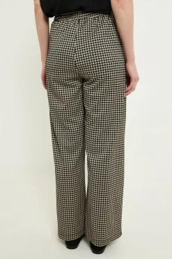 Wallis Pantalon À Cordon En Ponte À Motif Pied-de-poule<Femme Pantalons|Tailleurs