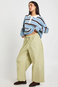 boohoo Pantalon Court Popeline Jambe Ballon<Femme Pantalons