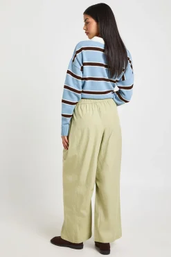 boohoo Pantalon Court Popeline Jambe Ballon<Femme Pantalons