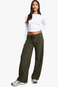 Pantalon côtelé à cordon