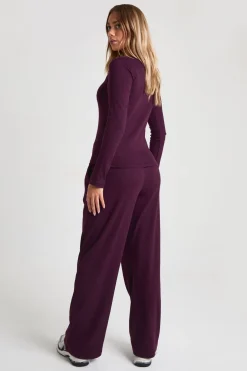 Pantalon côtelé à cordon de serrage