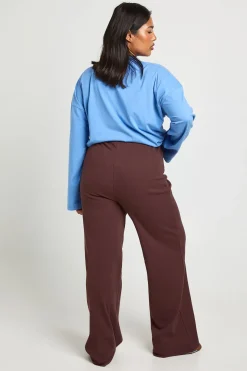 Pantalon Côtelé Droit Jambe Droite Plus Basic