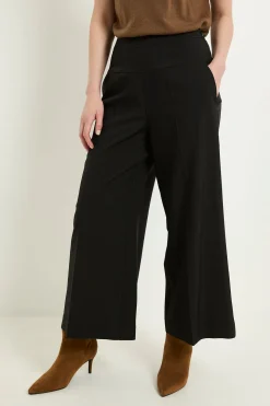Pantalon Culotte à Couture Latérale