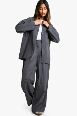 Pantalon Décontracté à Jambes Larges