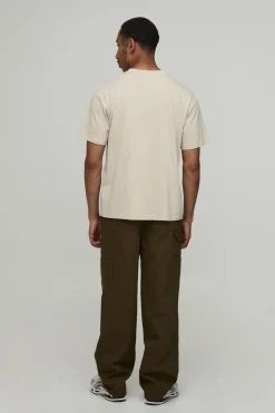 boohooMAN Pantalon De Charpentier Coupe Décontractée À Taille Élastiquée<Homme Tout Afficher|Pantalons Grande Taille